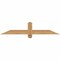 Ekena Millwork Eugene Smooth Timber Gable Bracket, Western Red Cedar, 48"W x 10"H x 1 1/2"D x 3 1/2"F, 5/12 Pitch GBW048X10X0204EUG00SWR - alternate 1